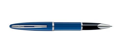 Waterman Carene Blue W/Silver Trim Rollerball Pen