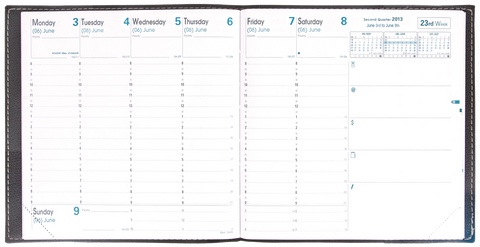 QUO VADIS DESK WEEKLY PLANNER EXECUTIVE 2024 – Americas Pens Collection Inc