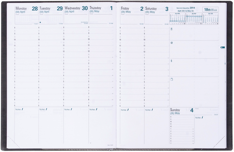 Quo Vadis 2024 Visual Vertical Weekly Planner - Refill Only – Dromgoole's  Fine Writing Instruments